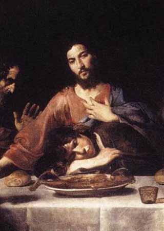 VALENTIN DE BOULOGNE St John and Jesus at the Last Supper